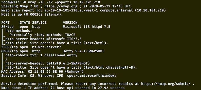 nmap